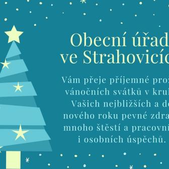 Novoroční přání OÚ Strahovice
