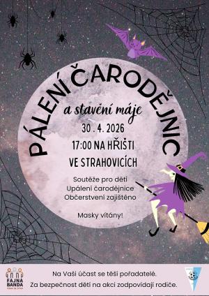 stavění máje na hřišti